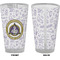 Dental Insignia / Emblem Pint Glass - Full Color - Front & Back Views