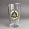 Dental Insignia / Emblem Pint Glass - Full Fill w Transparency - Front/Main