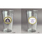 Dental Insignia / Emblem Pint Glass - Two Content - Approval