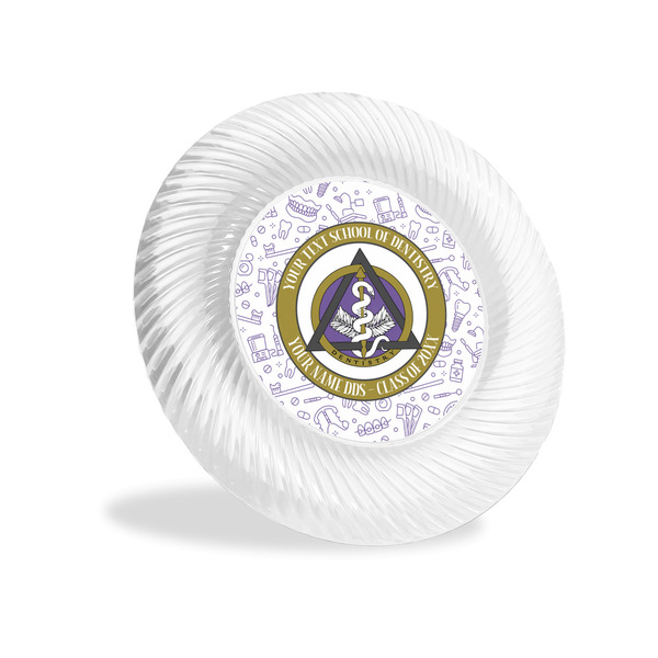 Custom Dental Insignia / Emblem Plastic Party Appetizer & Dessert Plates - 6" (Personalized)