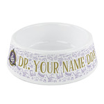 Dental Insignia / Emblem Plastic Dog Bowl - Small (Personalized)