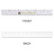 Dental Insignia / Emblem Plastic Ruler - 12" - APPROVAL