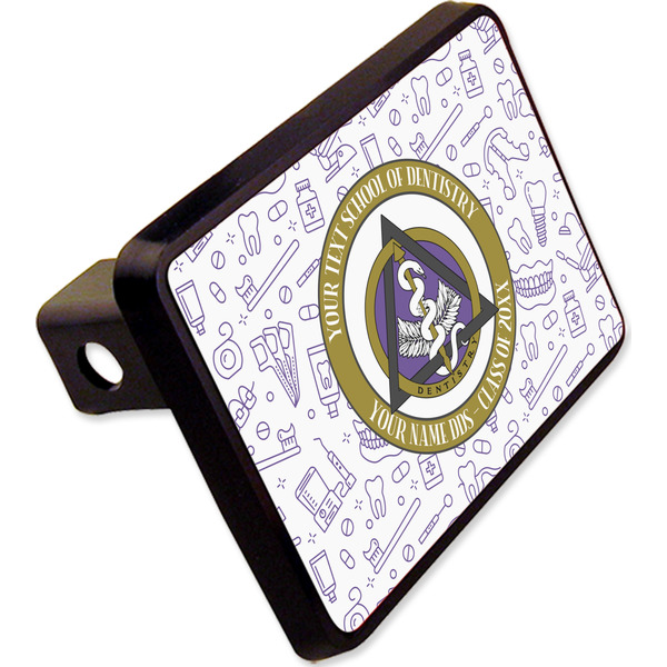 Custom Dental Insignia / Emblem Rectangular Trailer Hitch Cover - 2" (Personalized)