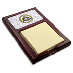 Dental Insignia / Emblem Red Mahogany Sticky Note Holder (Personalized)