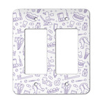 Dental Insignia / Emblem Rocker Style Light Switch Cover - Two Switch