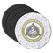 Dental Insignia / Emblem Round Coaster Rubber Back - Main