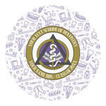 Dental Insignia / Emblem Round Decal - Medium (Personalized)