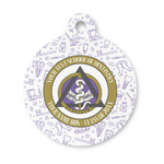 Dental Insignia / Emblem Round Pet ID Tag - Small (Personalized)