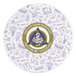 Dental Insignia / Emblem Round Stone Trivet (Personalized)