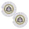 Dental Insignia / Emblem Sandstone Car Coasters - Set of 2