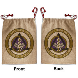 Dental Insignia / Emblem Santa Sack - Double-Sided (Personalized)