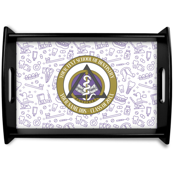 Custom Dental Insignia / Emblem Wooden Tray (Personalized)