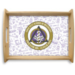 Dental Insignia / Emblem Natural Wooden Tray - Large (Personalized)