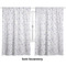 Dental Insignia / Emblem Sheer Curtains Double