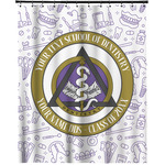 Dental Insignia / Emblem Extra Long Shower Curtain - 70" x 83" (Personalized)