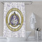 Dental Insignia / Emblem Shower Curtain - 70"x83" - Lifestyle