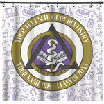 Dental Insignia / Emblem Shower Curtain - Custom Size (Personalized)