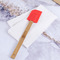 Dental Insignia / Emblem Silicone Spatula - Red - In Context