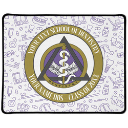 Dental Insignia / Emblem Gaming Mouse Pad - Large - 12.5" x 10" (Personalized)