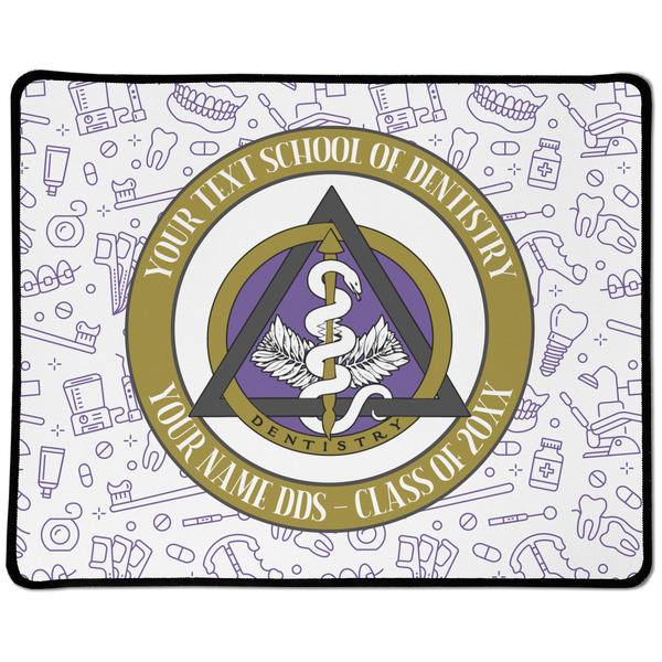 Custom Dental Insignia / Emblem Gaming Mouse Pad - Large - 12.5" x 10" (Personalized)