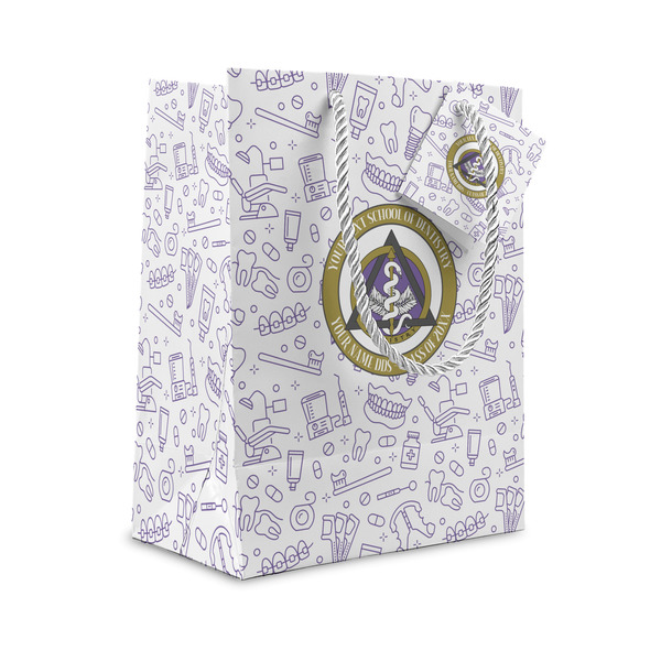 Custom Dental Insignia / Emblem Gift Bag - Small (Personalized)