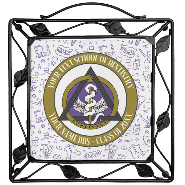 Custom Dental Insignia / Emblem Square Trivet (Personalized)