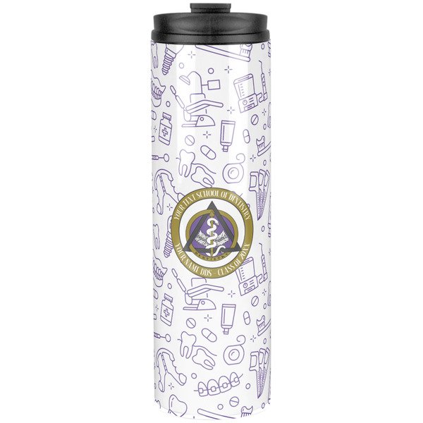 Custom Dental Insignia / Emblem Stainless Steel Skinny Tumbler - 20 oz (Personalized)