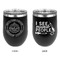 Dental Insignia / Emblem Stainless Wine Tumblers - Black - Double Sided - Approval