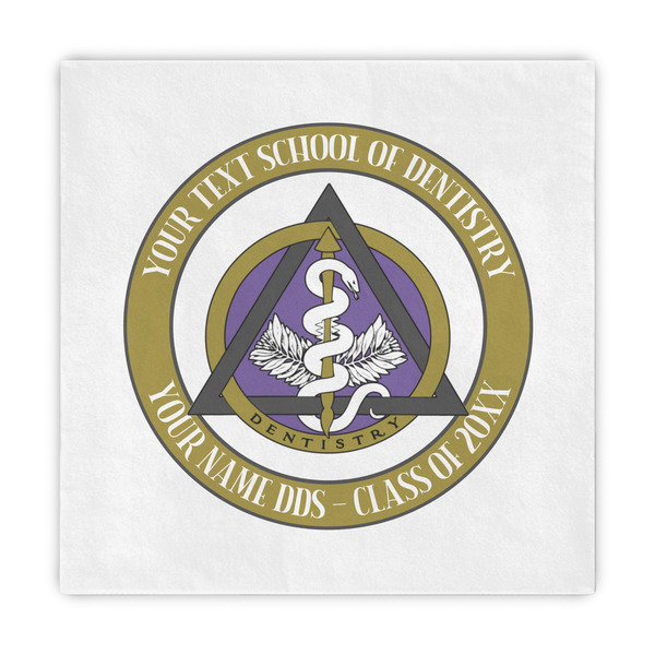 Custom Dental Insignia / Emblem Standard Decorative Napkins (Personalized)