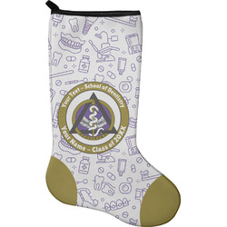 Dental Insignia / Emblem Holiday Stocking - Single-Sided - Neoprene (Personalized)