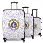 Dental Insignia / Emblem 3-Piece Luggage Set - 20" Carry On - 24" Medium Checked - 28" Large Checked (Personalized)