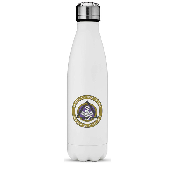 Custom Dental Insignia / Emblem Water Bottle - 17 oz - Stainless Steel - Full Color Printing (Personalized)