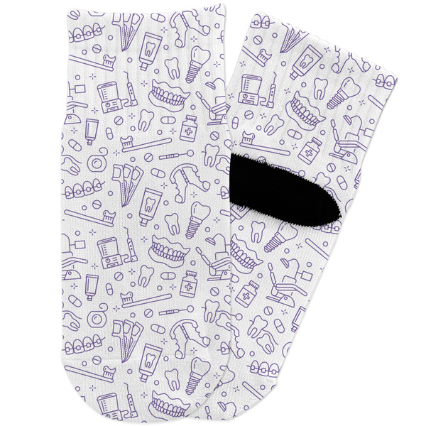Custom Dental Insignia / Emblem Toddler Ankle Socks