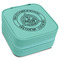 Dental Insignia / Emblem Travel Jewelry Boxes - Leatherette - Teal - Angled View