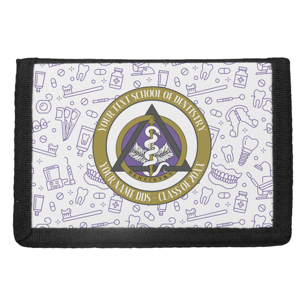 Custom Dental Insignia / Emblem Trifold Wallet (Personalized)