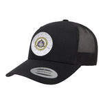 Dental Insignia / Emblem Trucker Hat - Black (Personalized)