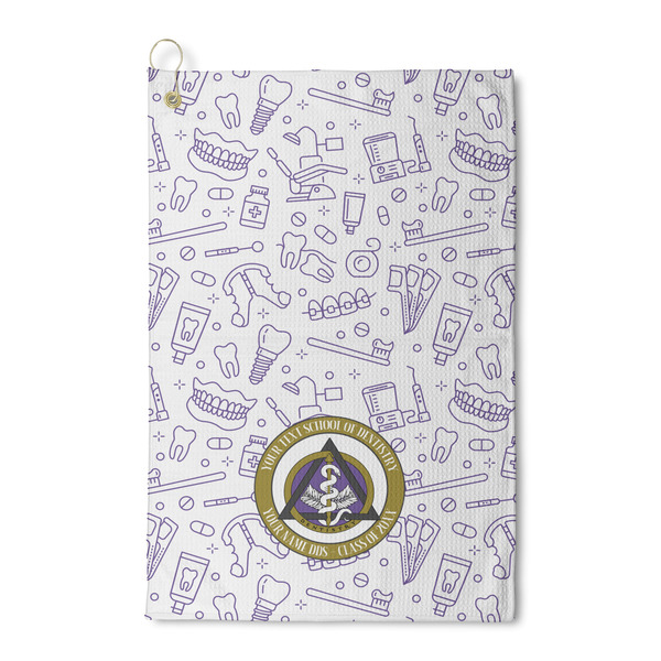 Custom Dental Insignia / Emblem Waffle Weave Golf Towel (Personalized)