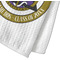 Dental Insignia / Emblem Waffle Weave Towel - Closeup of Material Image