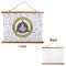 Dental Insignia / Emblem Wall Hanging Tapestry - Landscape - Front & Back