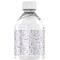 Dental Insignia / Emblem Water Bottle Label - Back View