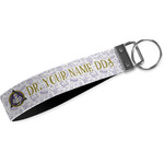 Dental Insignia / Emblem Webbing Keychain Fob - Small (Personalized)