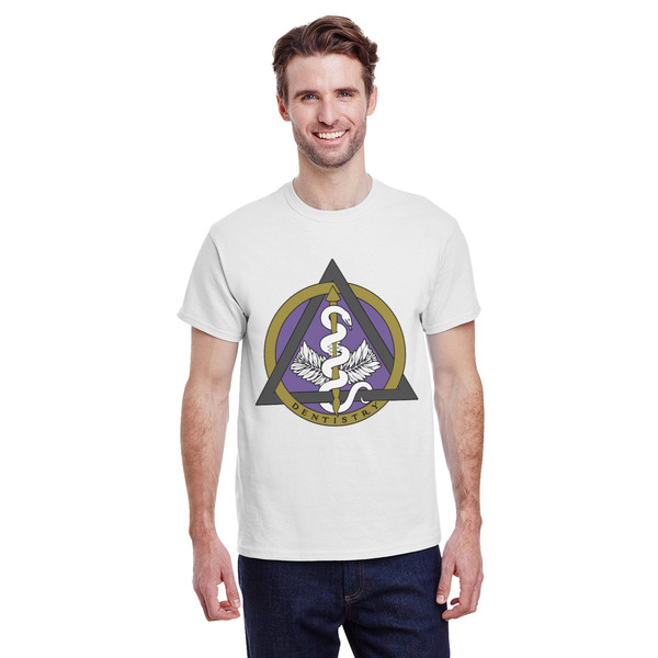 Custom Dental Insignia / Emblem T-Shirt - White