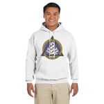 Dental Insignia / Emblem Hoodie - White - Large