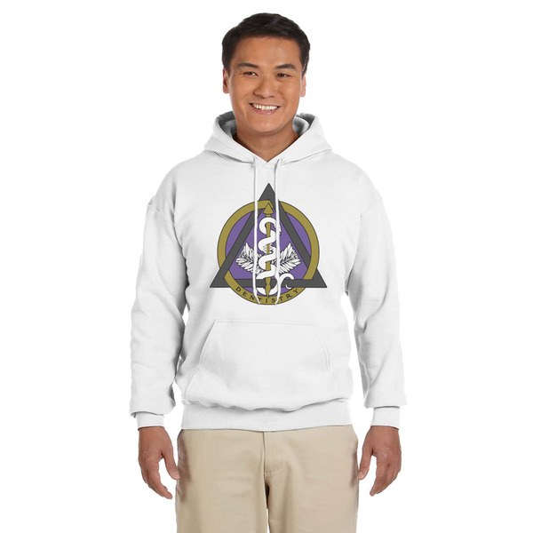 Custom Dental Insignia / Emblem Hoodie - White - Medium