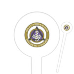 Dental Insignia / Emblem Round Plastic Food Picks (Personalized)