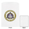 Dental Insignia / Emblem White Treat Bag - Front & Back View