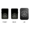 Dental Insignia / Emblem Windproof Lighters - Black, Double Sided, w Lid - APPROVAL