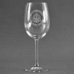 Dental Insignia / Emblem Wine Glass - Laser Engraved (Personalized)