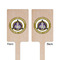 Dental Insignia / Emblem Wooden 6.25" Stir Stick - Rectangular - Double Sided - Front & Back