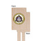 Dental Insignia / Emblem Wooden 6.25" Stir Stick - Rectangular - Single - Front & Back